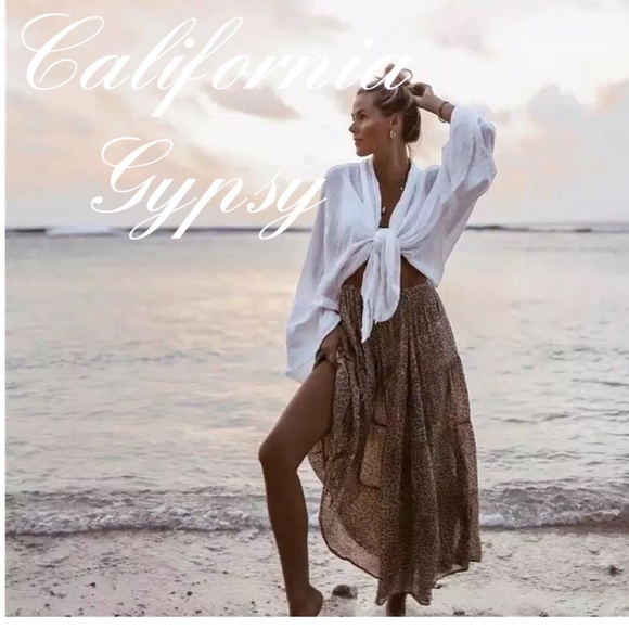 LAST ONE Leopard Ruched Skirt - Picture 13 of 16